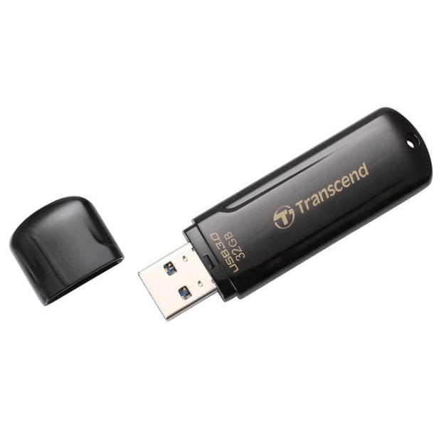 Memorie USB Transcend JetFlash 700,32 GB, Negru