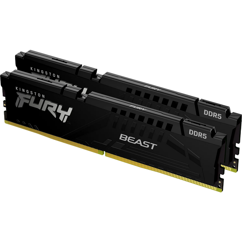 Memorie RAM Kingston FURY Beast, DDR5 SDRAM, 6000 MHz, 64GB, KF560C30BBEK2-64