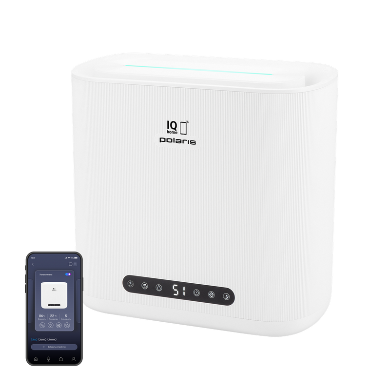 Увлажнитель воздуха polaris puh 8802, белый Thumbnail 2