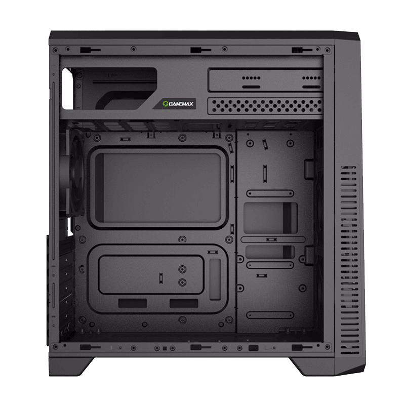 Компьютерный корпус Gamemax G561-FRGB, Midi-Tower, ATX, Чёрный