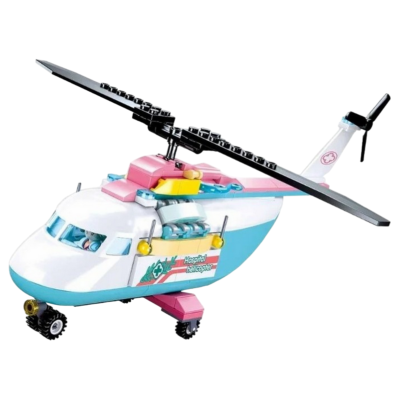 B0798 Set de construcție ”Elicopter- ambulanță”