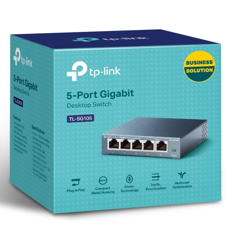 .5-port 10/100/1000Mbps Switch TP-LINK 