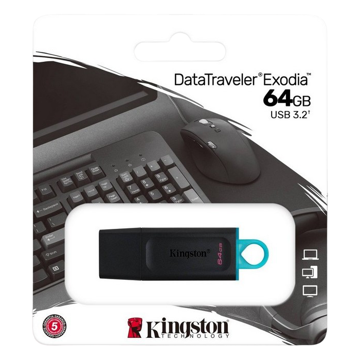 Flash Drive Kingston DataTraveler Exodia (DTX/64GB)