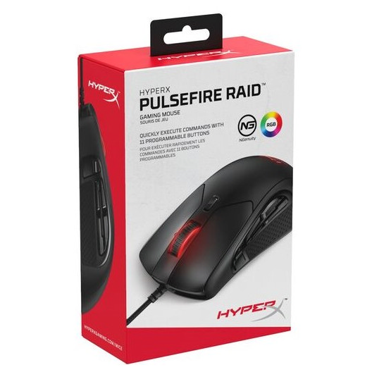 Gaming Mouse HyperX Pulsefire Raid, Negru