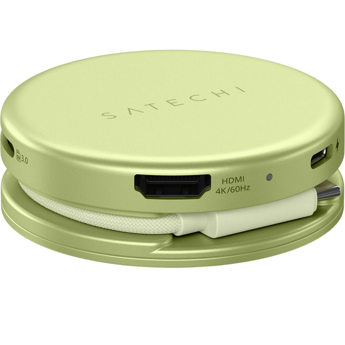 Многопортовый адаптер satechi onthego 5-in-1 multiport, зелёный Thumbnail 15