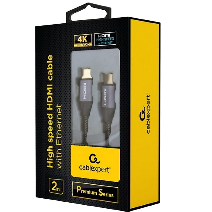 Видео кабель Cablexpert CCBP-HDMI-2M, HDMI (M) - HDMI (M), 2м, Чёрный