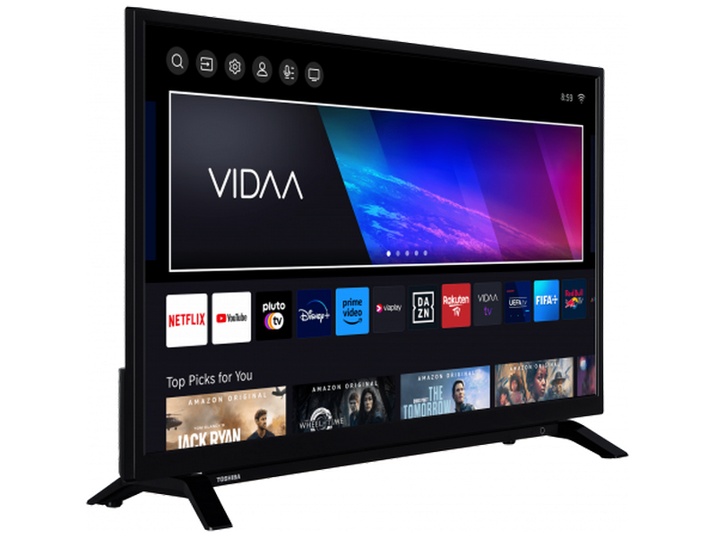 32" LED SMART TV Toshiba 32LV2463DG, 1920x1080 FHD, VIDAA U OS, Negru
