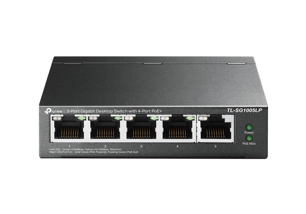 Comutator PoE TP-LINK TL-SG1005LP, 4x IEEE 802.3af/at