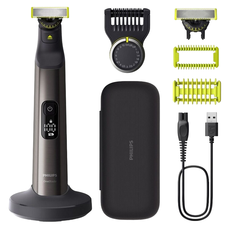 Trimmer pentru bărbați Philips QP6652/61, Crom