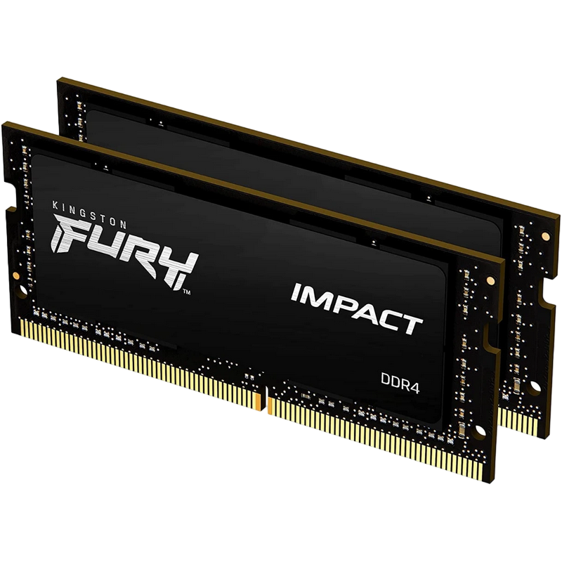 Memorie RAM Kingston FURY Impact, DDR4 SDRAM, 3200 MHz, 32 GB, KF432S20IBK2/32