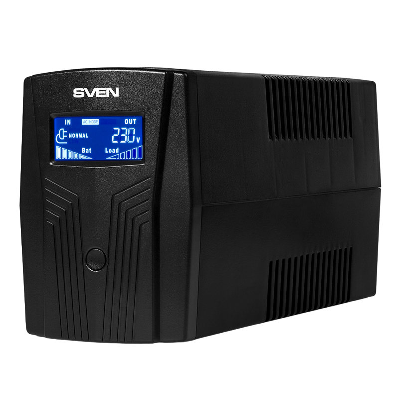 Sursă de alimentare neîntreruptibilă SVEN Pro  50 LCD, Linear-interactiv, 650VA, Turn