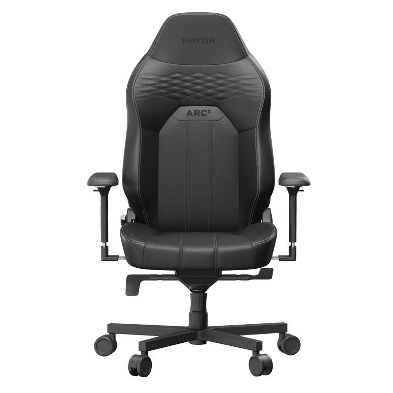 Scaun Gaming HATOR Arc 3 L PU Piele Negru