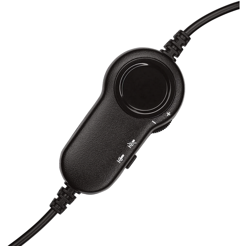 Гарнитуры для Колл-центров Logitech H151, Проводной аналоговый, Чёрный