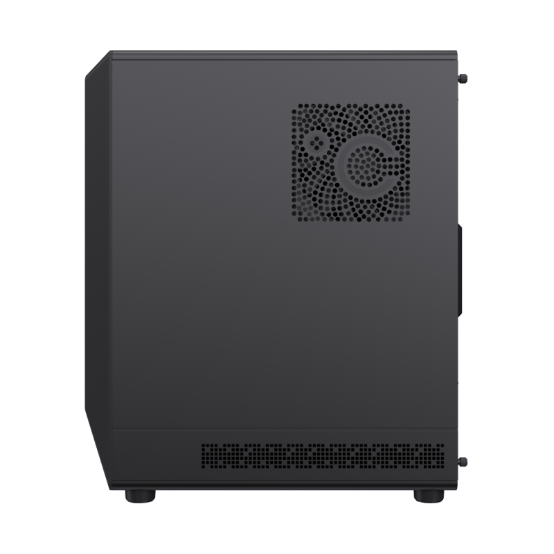 Carcasă PC Gamemax Vista COC AB, Midi-Tower, Fără PSU, Negru