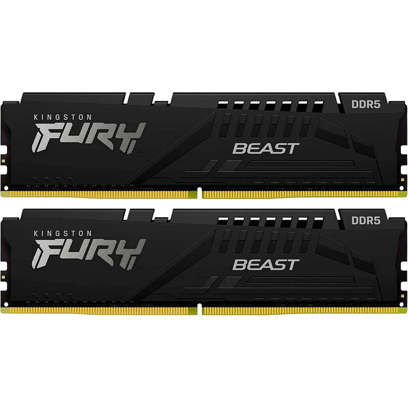 Memorie RAM Kingston FURY Beast, DDR5 SDRAM, 5200 MHz, 32 GB, KF552C36BBEK2-32