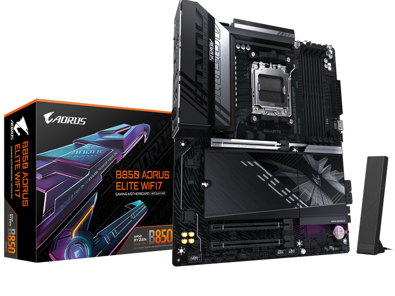 Placă de bază Gigabyte B850 A ELITE WF7, AM5, AMD B850, ATX