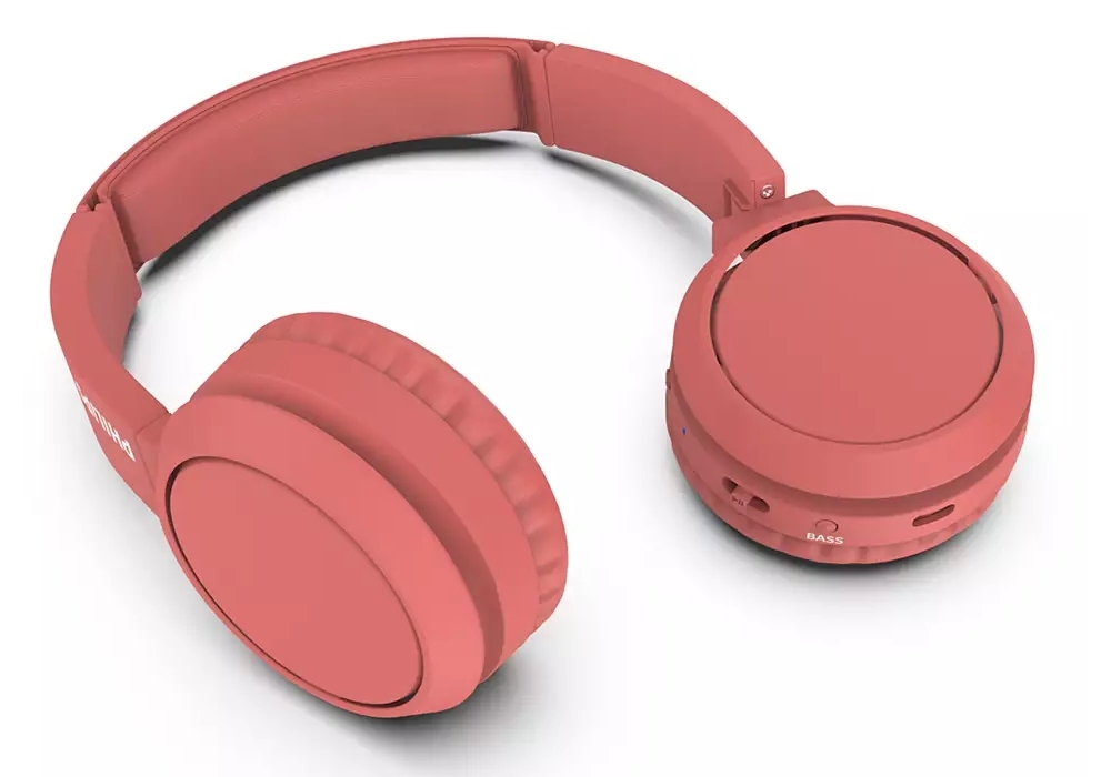 Bluetooth headphones Philips TAH4205RD/00, Red