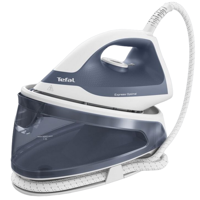 Fier de călcat cu generator de abur Tefal SV4110E0, 2200W, Albastru | Alb