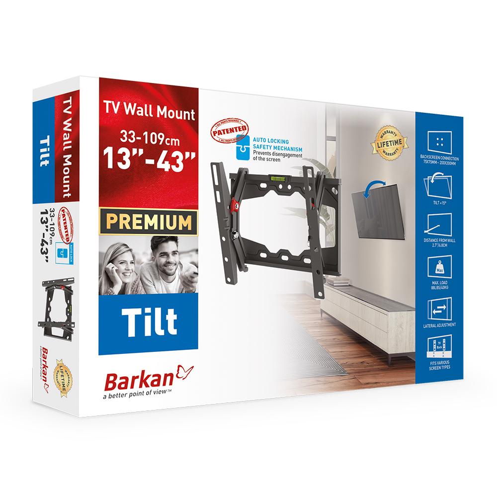Suport pentru TV Barkan ''E210+'' Black 13