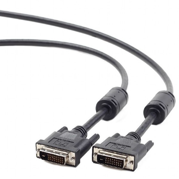 Видеокабель Cablexpert CC-DVI2-BK-10, DVI-D (M) - DVI-D (M), 3м, Чёрный