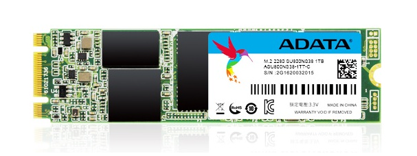 .M.2 SATA SSD  256GB ADATA Ultimate SU800 [80mm, R/W:560/520MB/s, 80K IOPS, SM2258, 3D TLC]