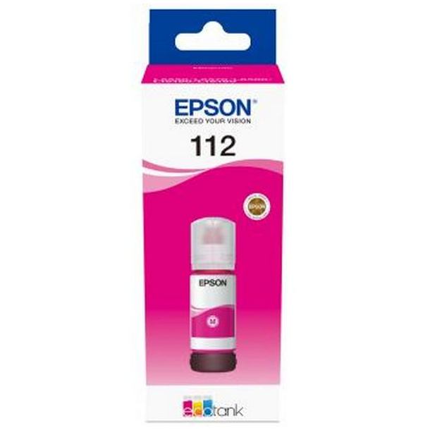 Ink Epson C13T06C34A, 112 EcoTank Ink Bottle, Magenta