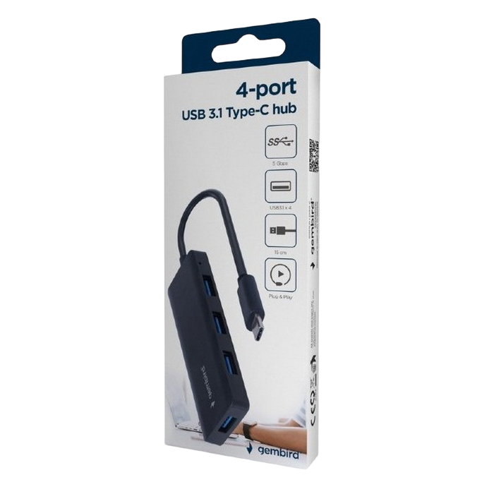 USB-концентратор Gembird UHB-CM-U3P4-02