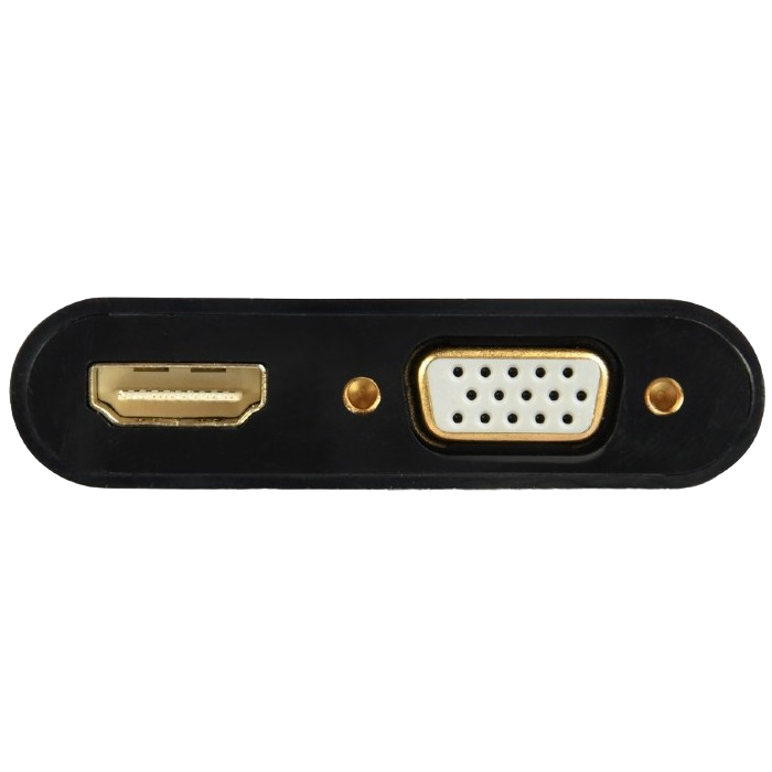 Adapter HDMI  M to HDMI&VGA F + AUX, Cablexpert 