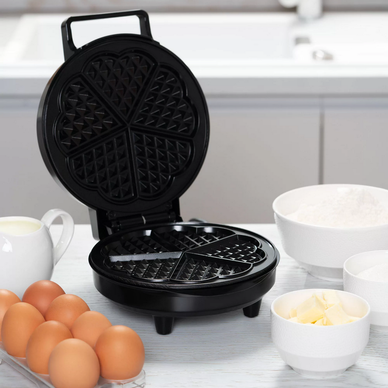 Вафельница ardesto sm-l100rheart, чёрный Thumbnail 2