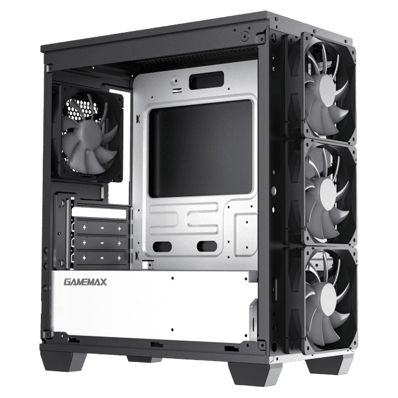 Carcasă PC Gamemax Aero Mini ECO, Micro-ATX, Fără PSU, Negru