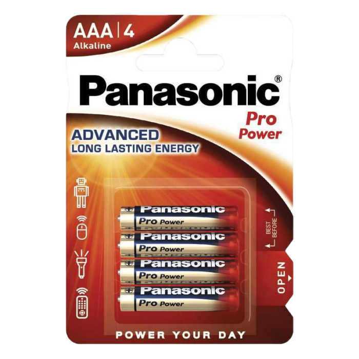 Батарейки Panasonic LR03XEG, AAA, 4шт.