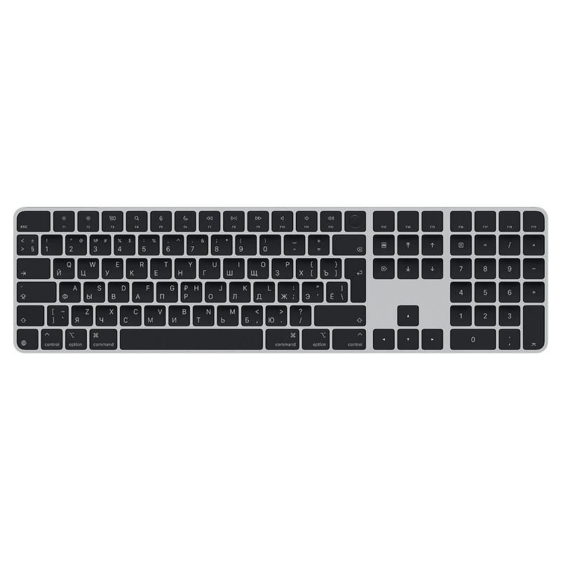 Tastatură Apple Magic Keyboard with Touch ID and Numeric Keypad A3119 USB-C, Fără fir, Negru