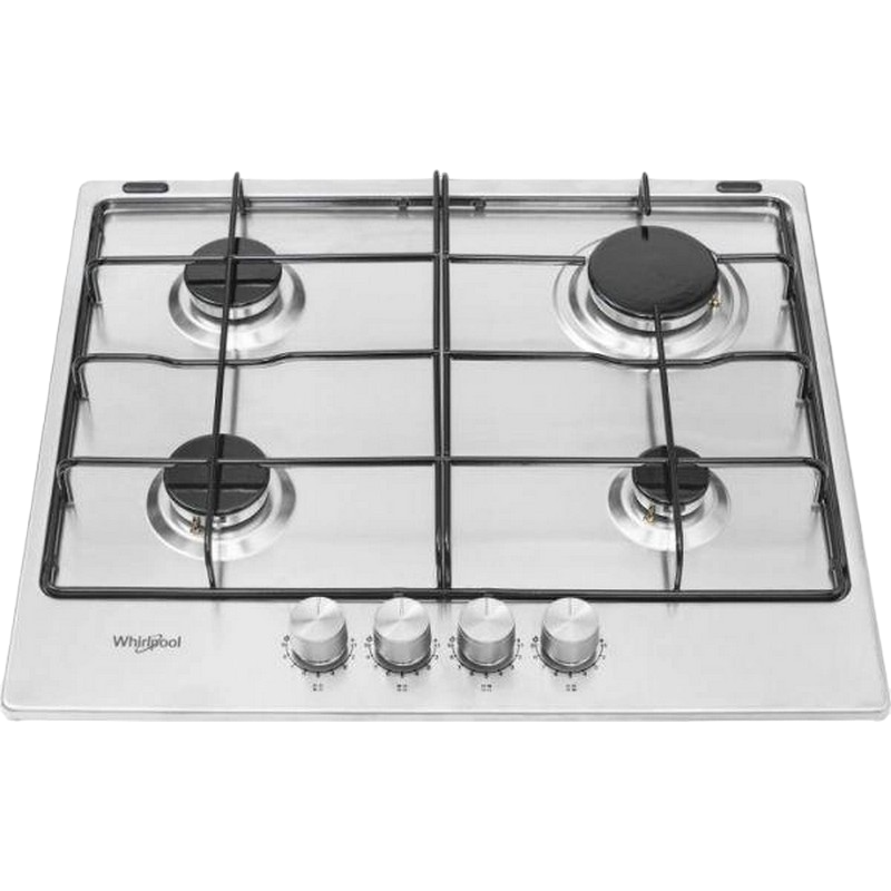 Газовая варочная панель Whirlpool TKRL 650 IX, Нержавеющая сталь