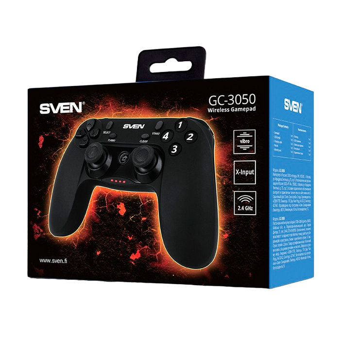 Геймпад SVEN GC-3050, Чёрный