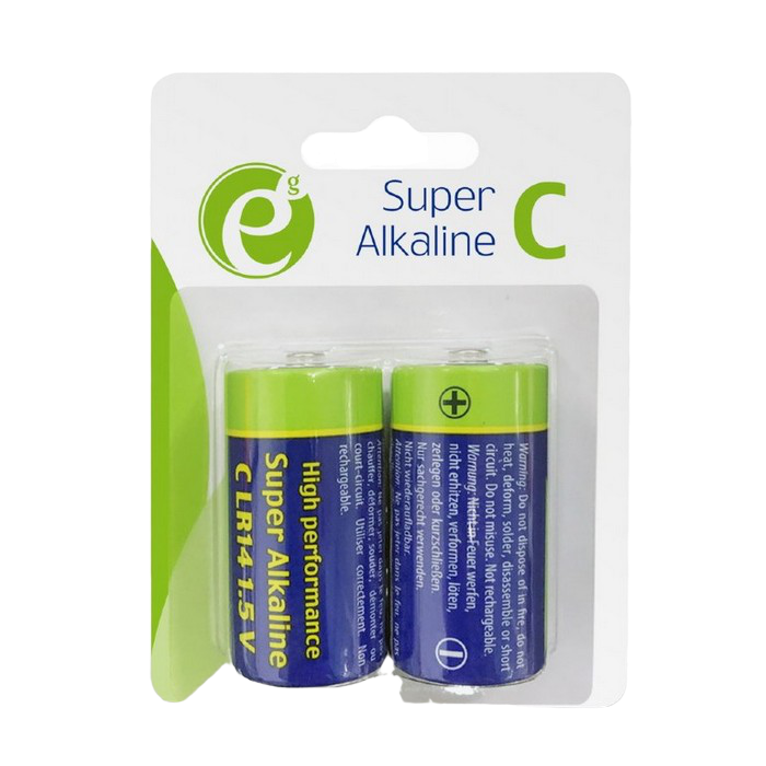 Батарейки Energenie EG-BA-LR14-01, C, 7500мА·ч, 2шт.