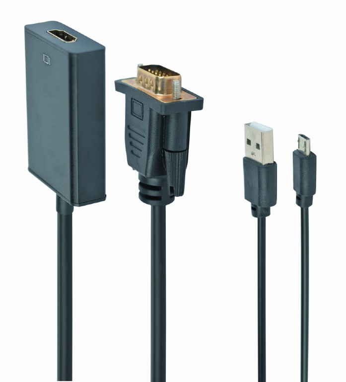 Adapter VGA M to HDMI F, Cablexpert 