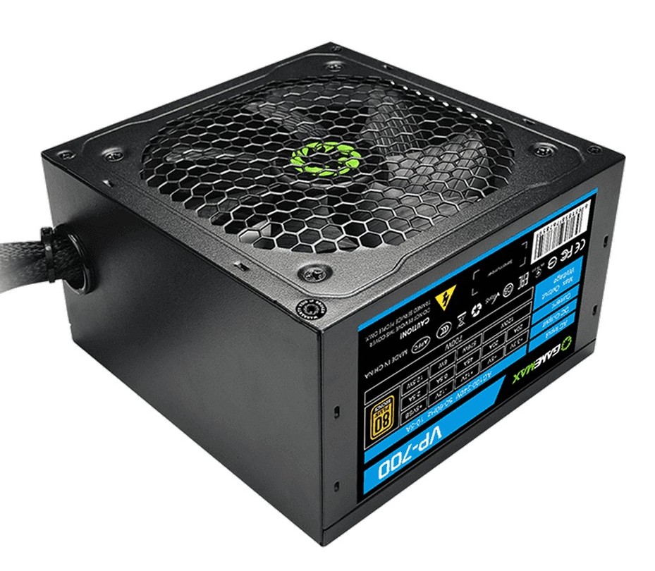 Power Supply ATX 700W GAMEMAX VP-700, 80+ Bronze , Active PFC, 120mm, Fan Control