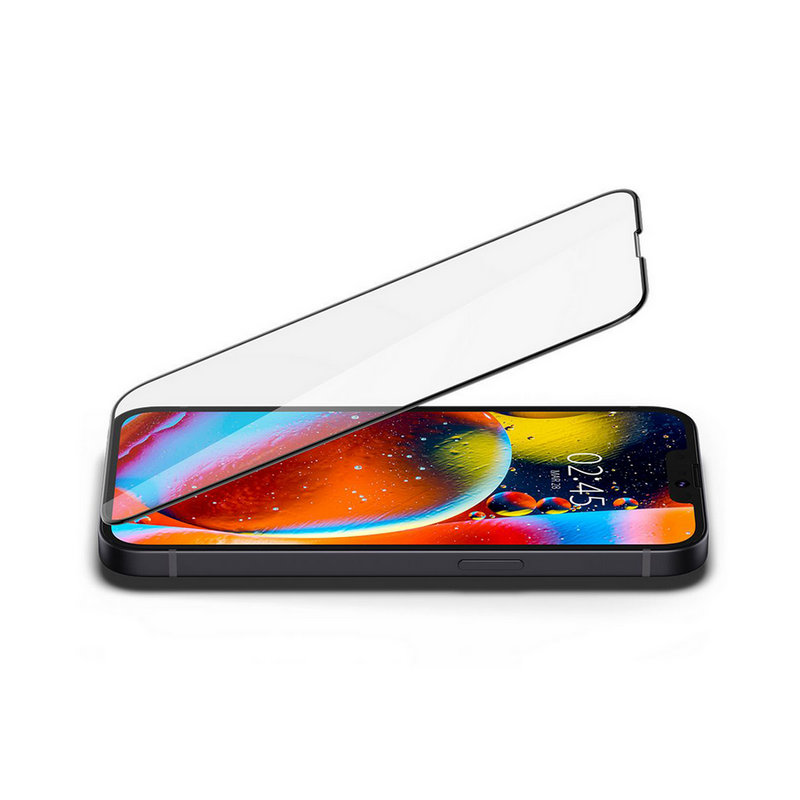 Spigen iPhone 13 Pro Max/14 Plus, Glass FC, Tempered Glass, Black