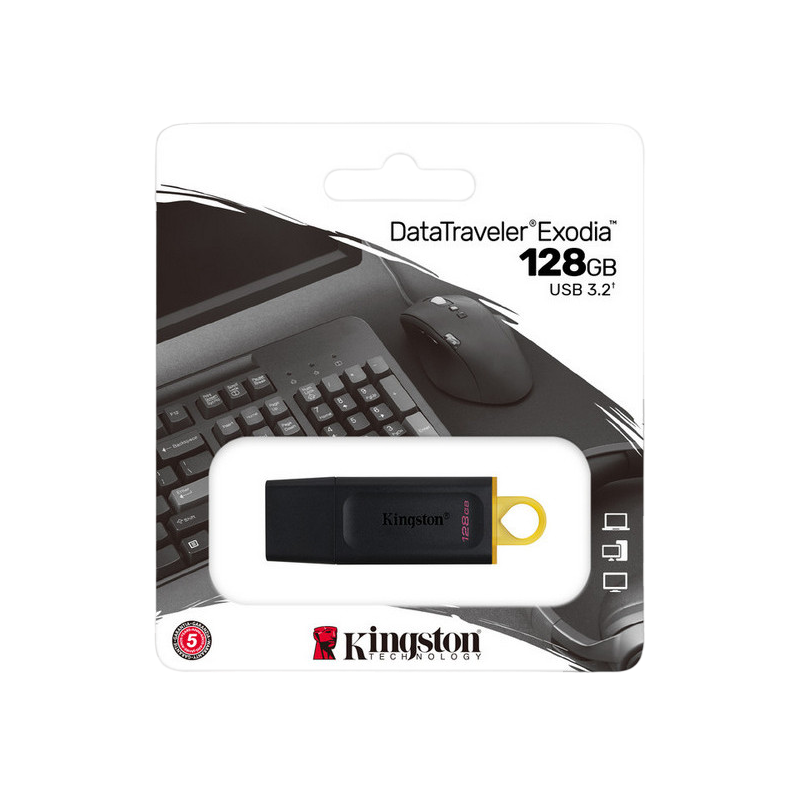 Flash Drive Kingston DataTraveler Exodia 128GB USB3.2
