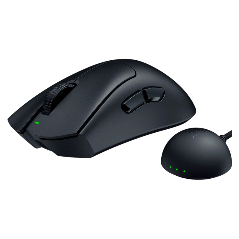 Gaming Mouse Razer DeathAdder V4 Pro Cu fir / Fără fir Negru