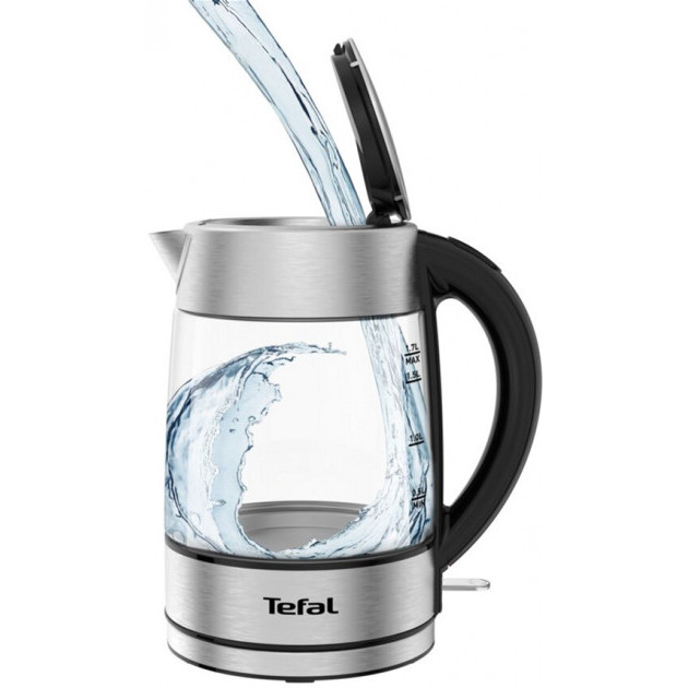 Fierbător electric Tefal KI772D38, Argintiu