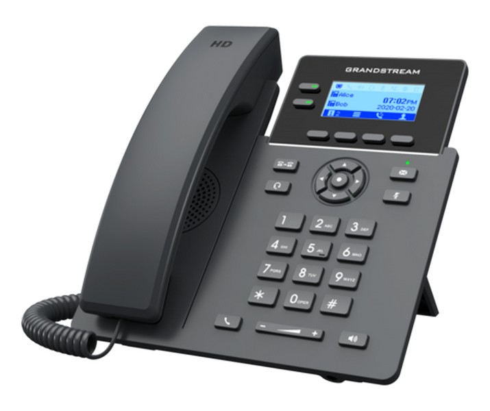 Telefon IP Grandstream GRP2602P, Negru