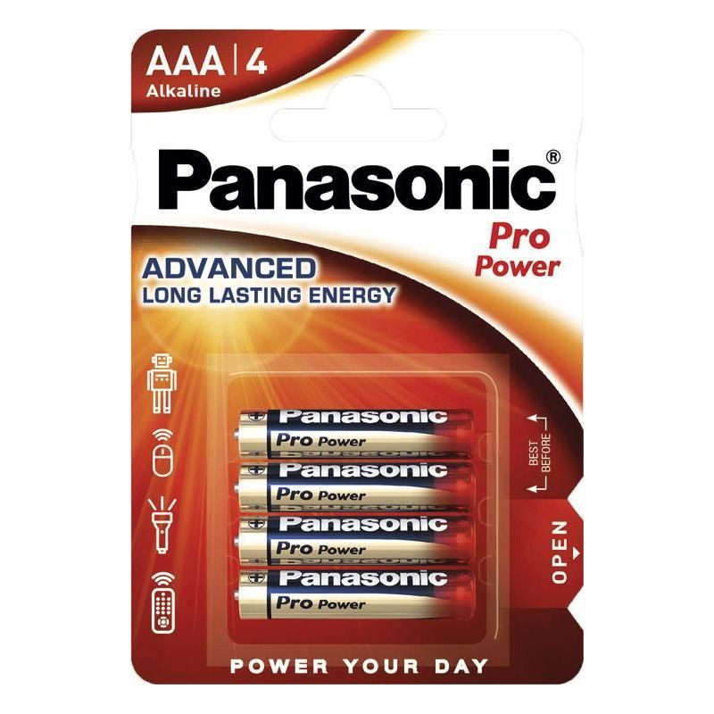 Батарейки Panasonic LR03XEG, AAA, 4шт.