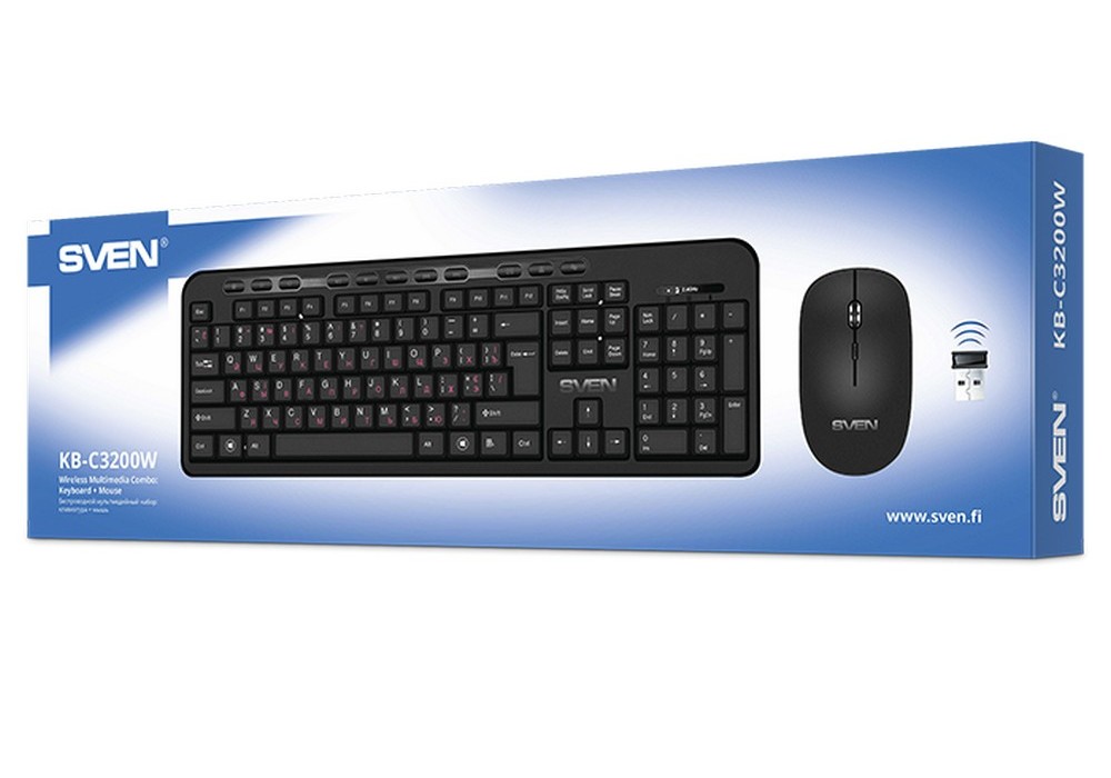 Клавиатура и мышь SVEN KB-C3200W
