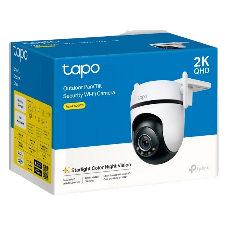 Camera de supraveghere Smart TP-LINK TAPO C520WS, Alb