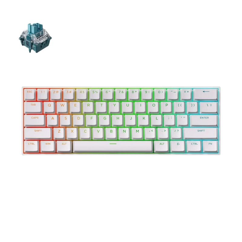 Tastatură MCHOSE Ace 60 Pro Mecanic Alb