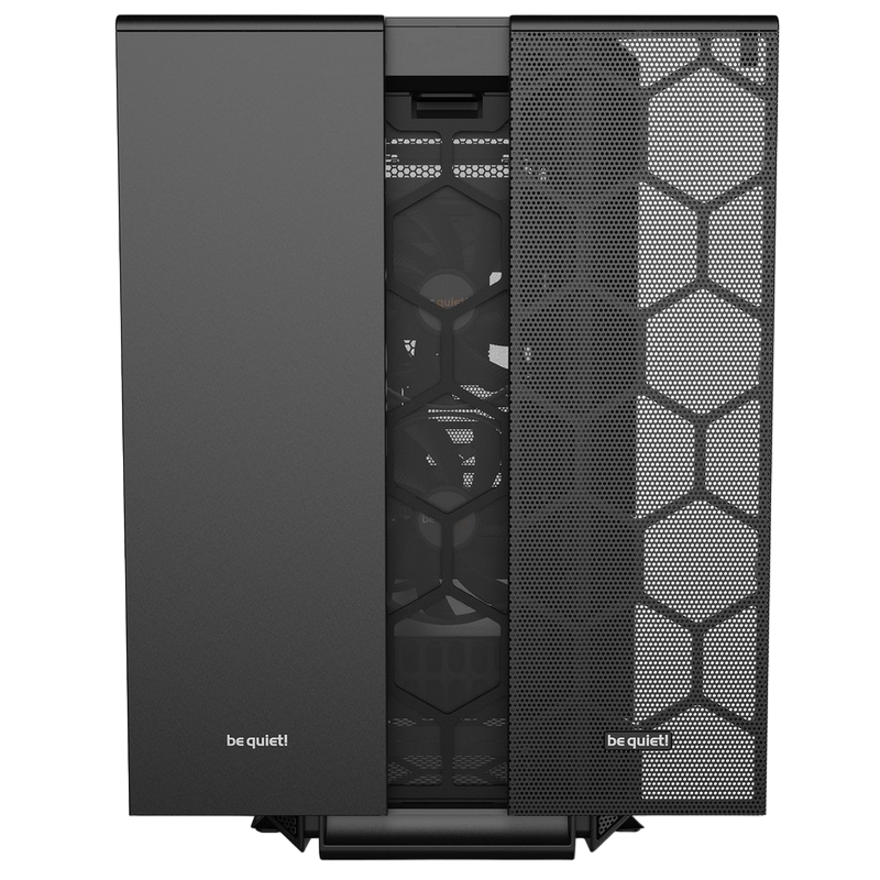 Case ATX be quiet! Silent Base 802, w/o PSU, 3x140mm, 2xUSB 3.2, 1xUSB Type C, Window, Black