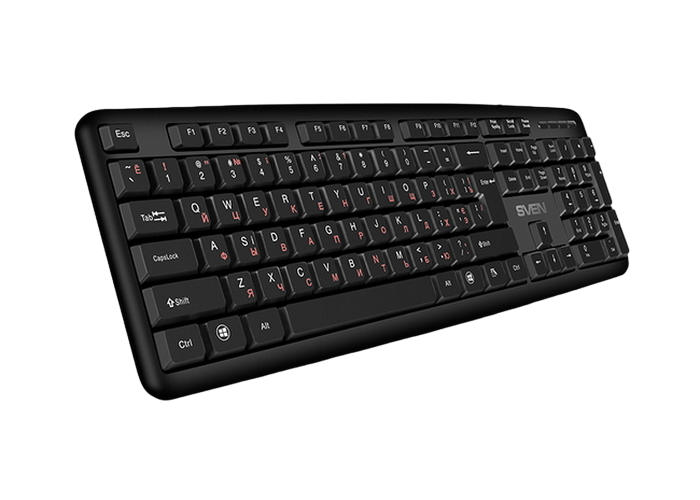 Клавиатура SVEN KB-S230, Проводное, Чёрный