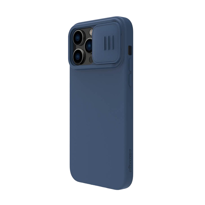 Nillkin Apple iPhone 14 Pro Max, CamShield Silky Silicone Case, Midnight Blue