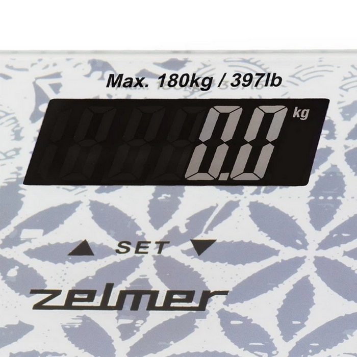 Cântar de podea zelmer zbs1012, alb Thumbnail 6